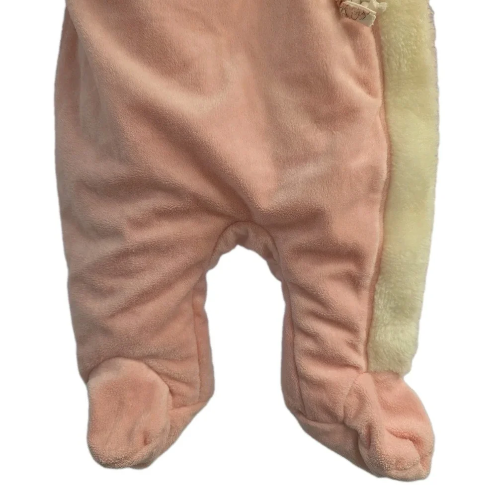 Baby Girl CALVIN KLEIN Designer Winter Snowsuit Pink Flower 6-9 Months SOFT WARM